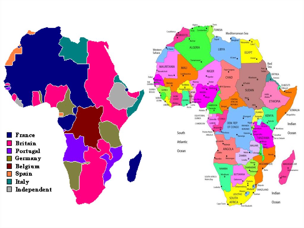 Деколонизация африки презентация