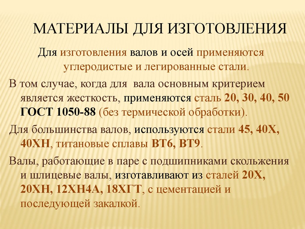 Детали машин. Оси и валы - презентация онлайн