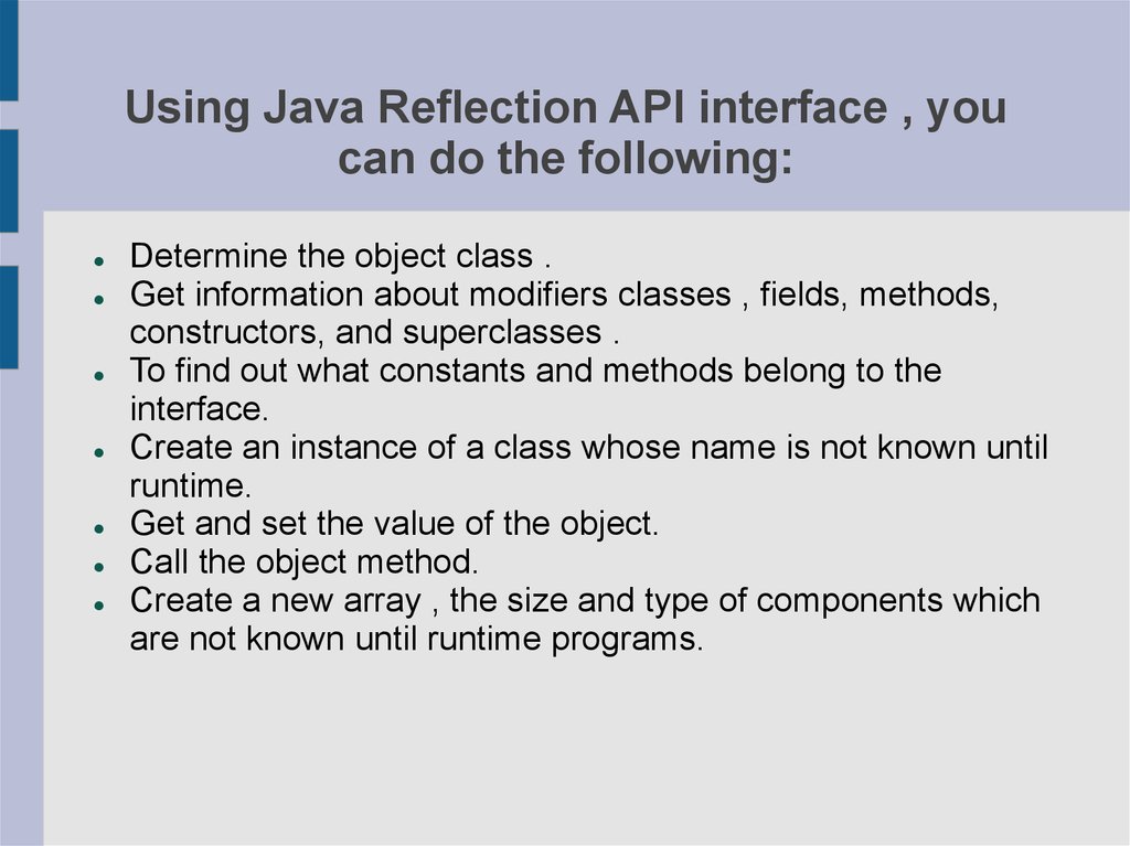 java reflection performance