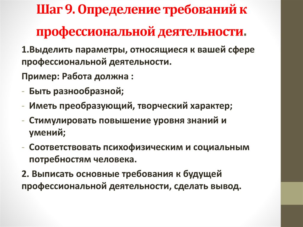 Проект мой профессиональный выбор 8 класс врач