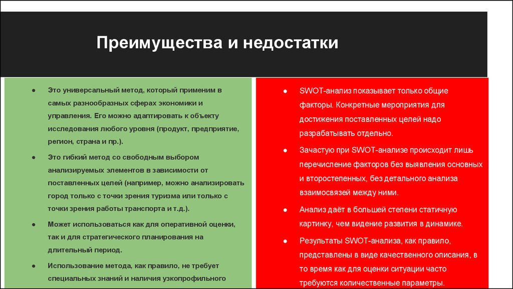 Преимущества анализа. Достоинства и недостатки школы. Недостатки стратегического управления. Преимущества экономических методов управления. Экономические достоинства это.