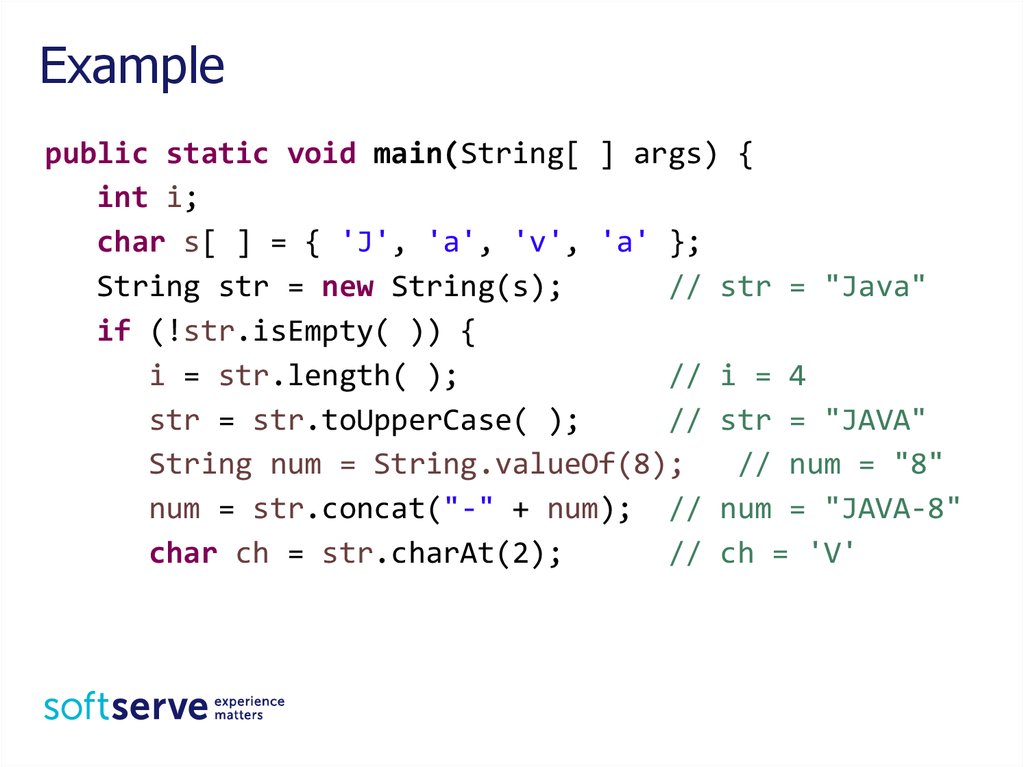 String Regular Expression. Java Core online presentation