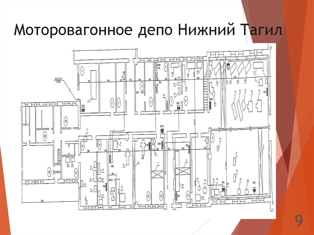 План автоматного цеха локомотивного депо