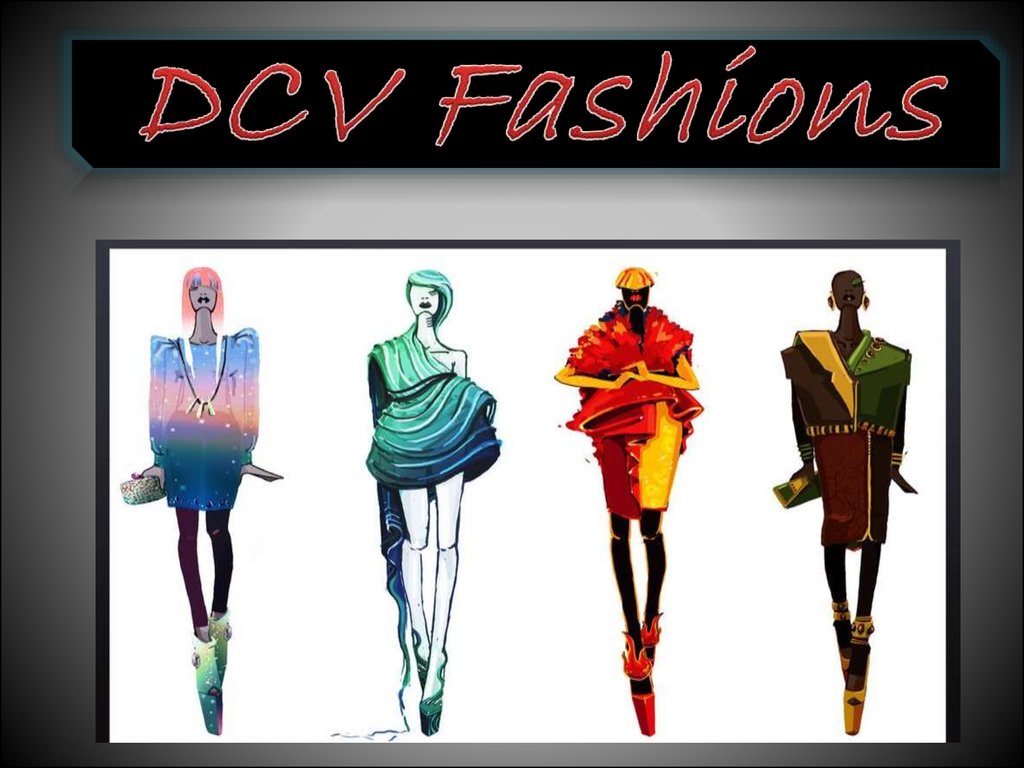 Fashion presentation. Fashion Modern POWERPOINT. DCV Fashions. DCV Fashions head Office products.