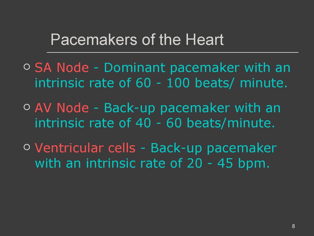 Pacemakers of the Heart