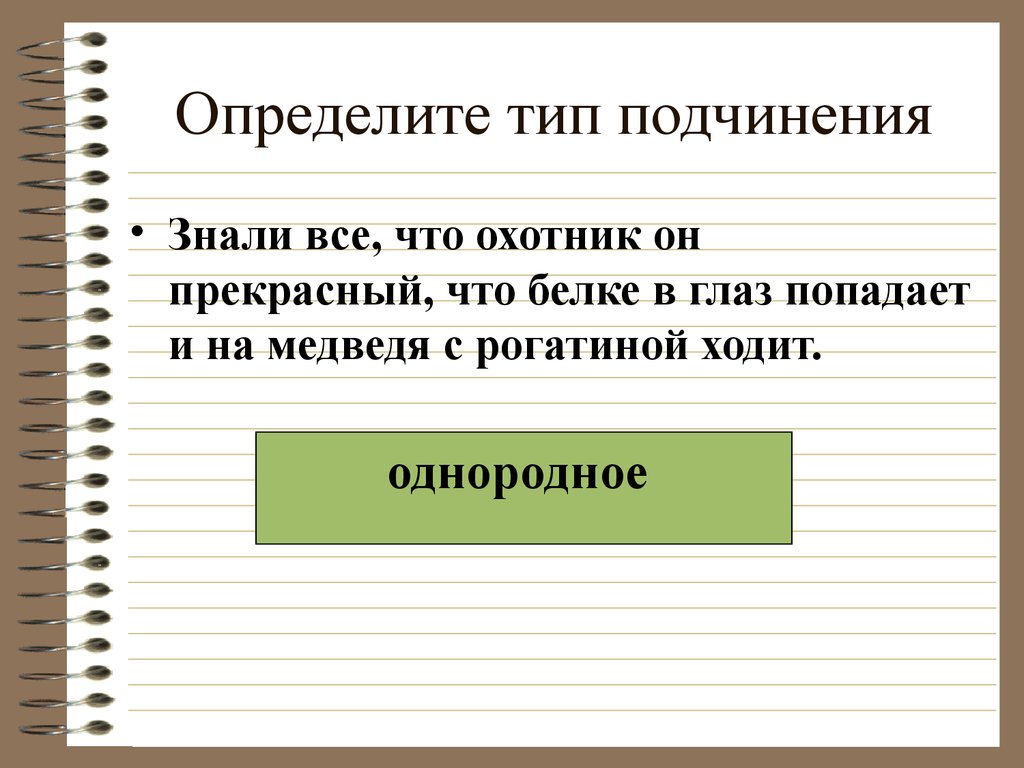 Постройте предложения по схемам определите тип подчинения