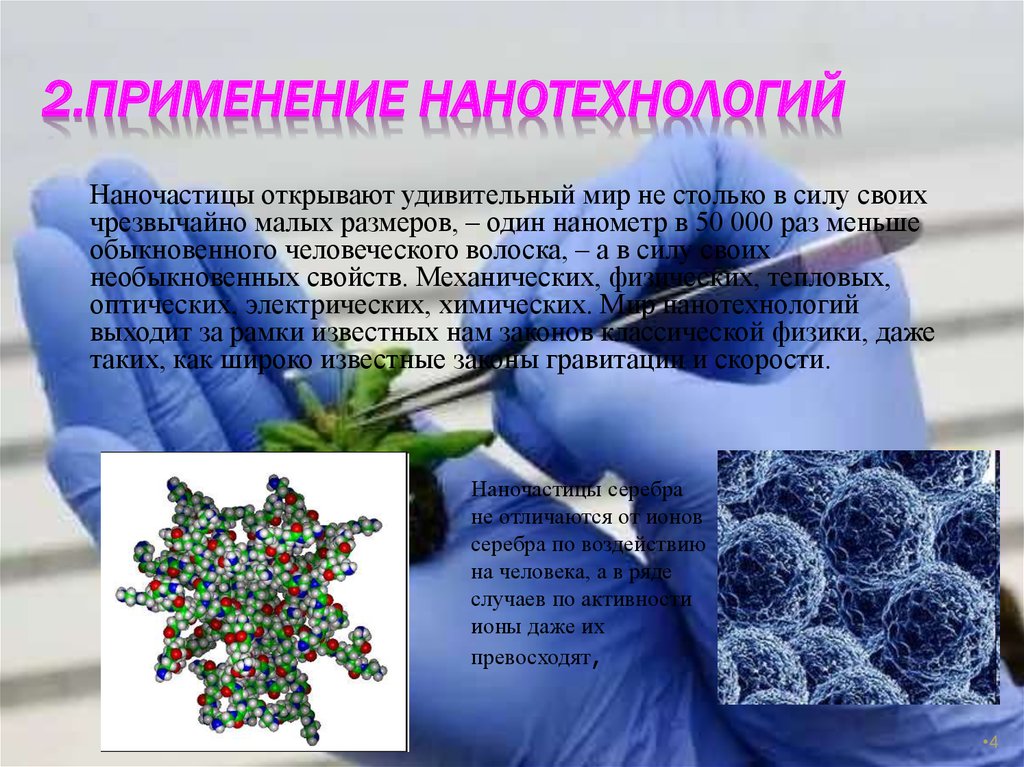 Проект на тему нанотехнологии