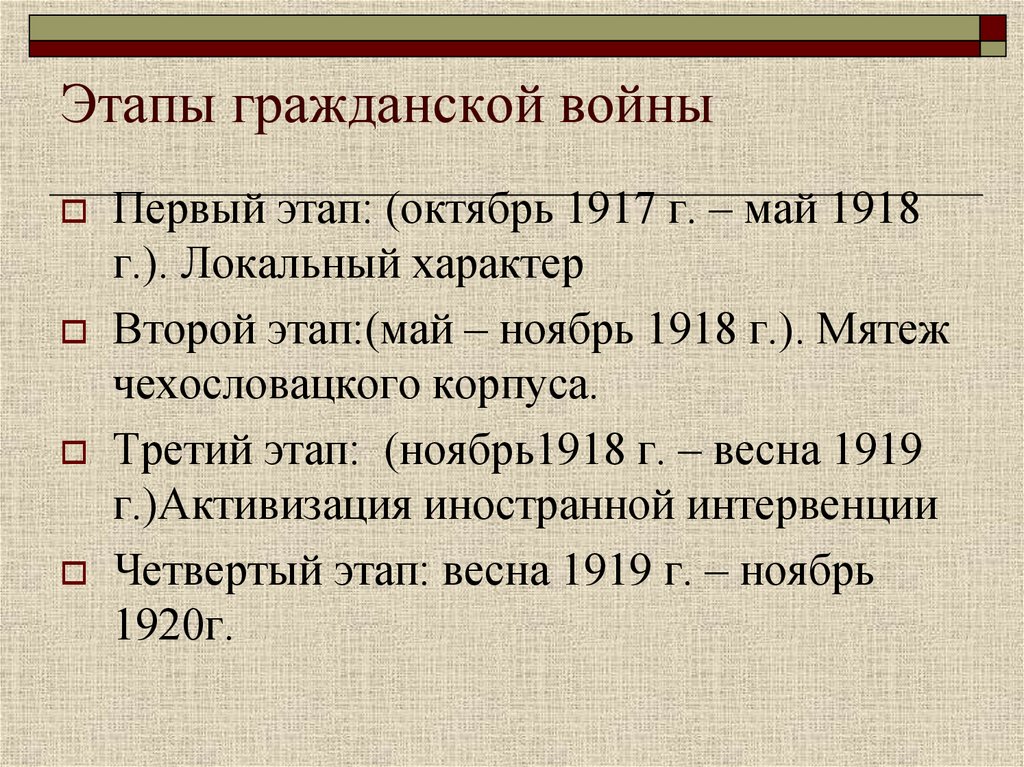 События гражданской. Итоги 1 этапа гражданской войны 1917-1918. Основные события 3 этапа гражданской войны. Этапы гражданской войны в России 1918-1920. Гражданская война в России 1917-1922 3 этапа.