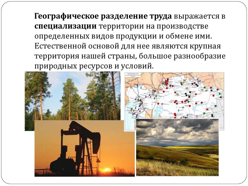 Географическое разделение труда. Географическая специализация это. Специализация территории это в географии. Условия специализации территории. Признаки специализации территории.