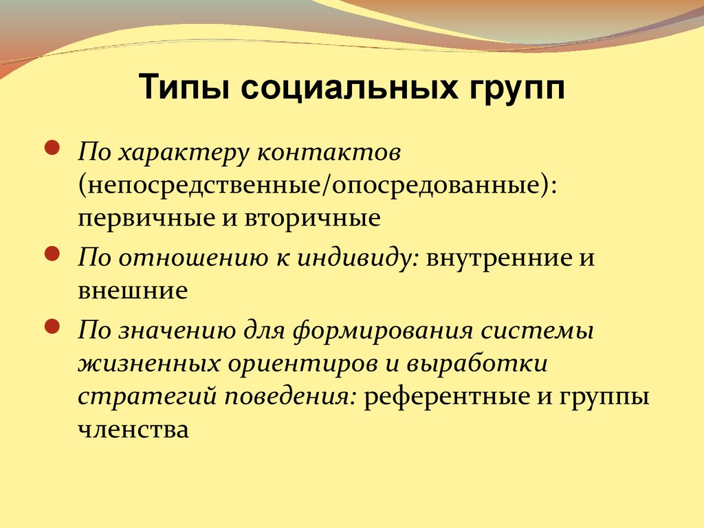 Суть социальной группы. Типы социальных групп. Виды.социальныхтгрупп. Виды асоциальных групп. Вилысоциальная группа.