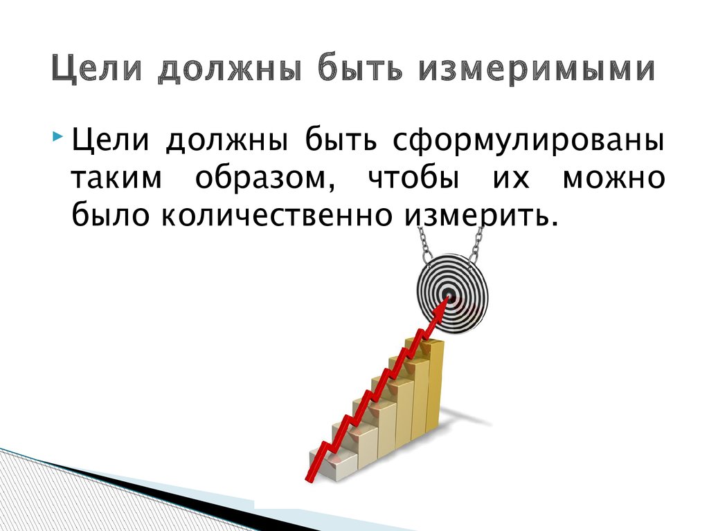 Измеримая цель проекта это