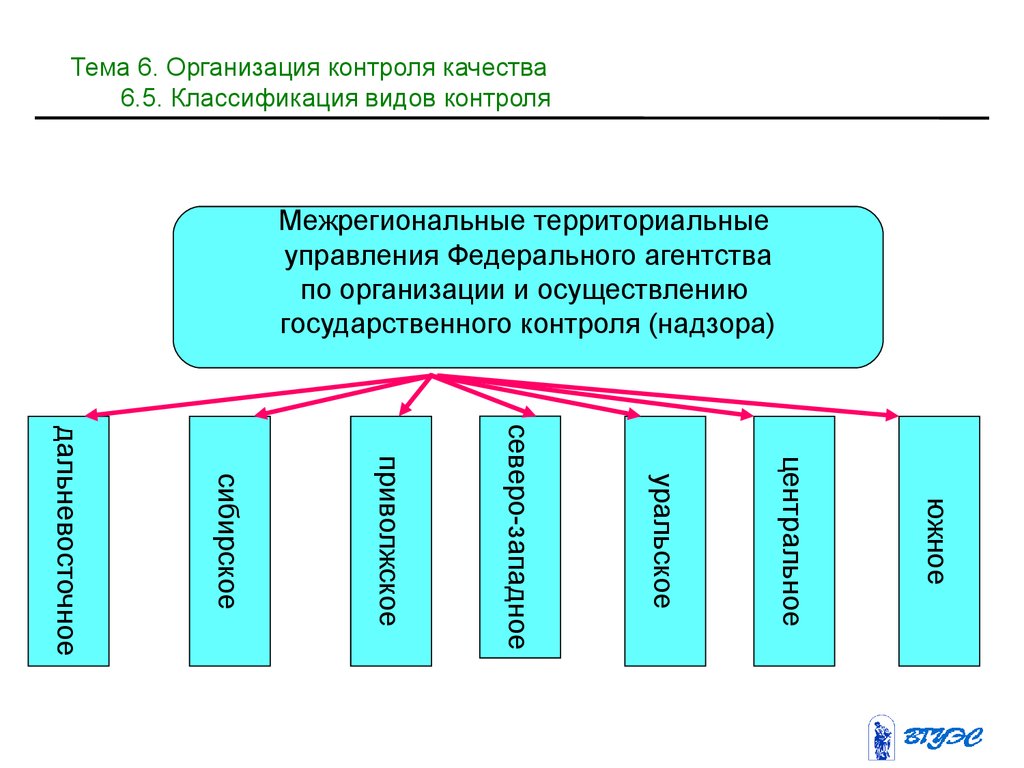 Отдел учреждения 6. Организация контроля качества. Территориальное управление. Классификация контроля и государственного контроля. Классификация видов контроля.