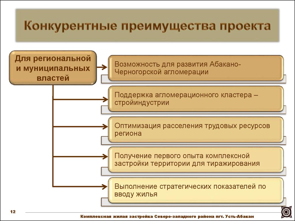 Конкурентные преимущества проекта