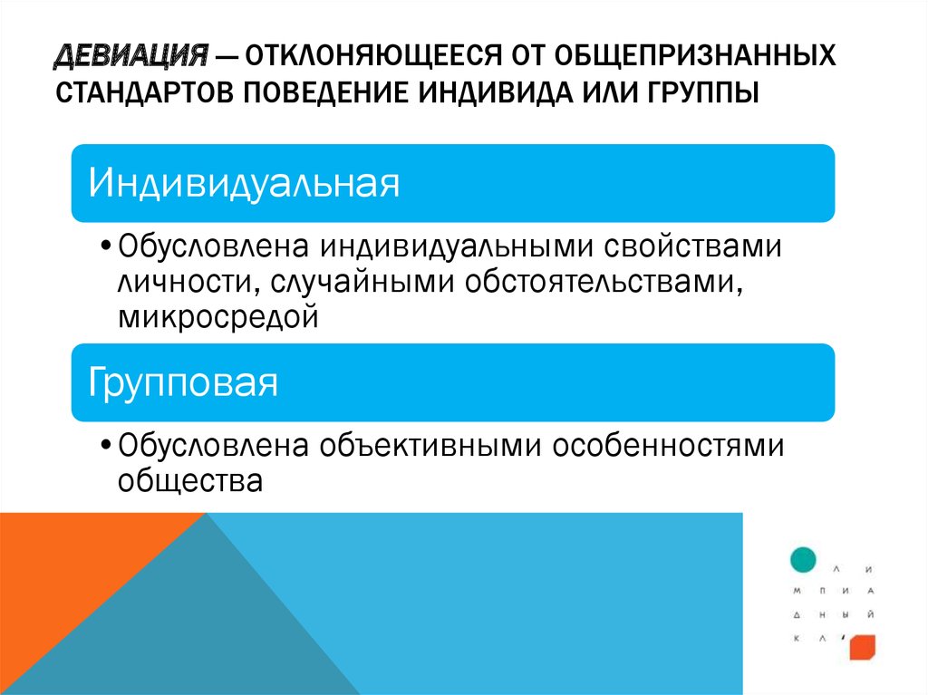 Поведения индивида в организации