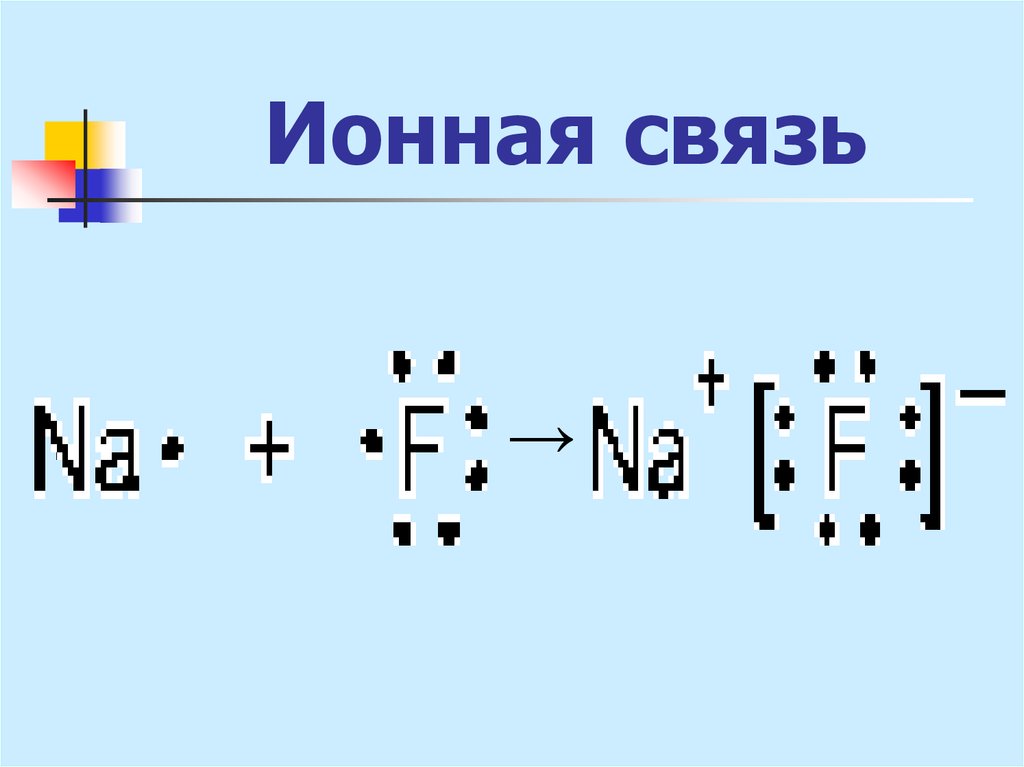 Схема химической связи naf