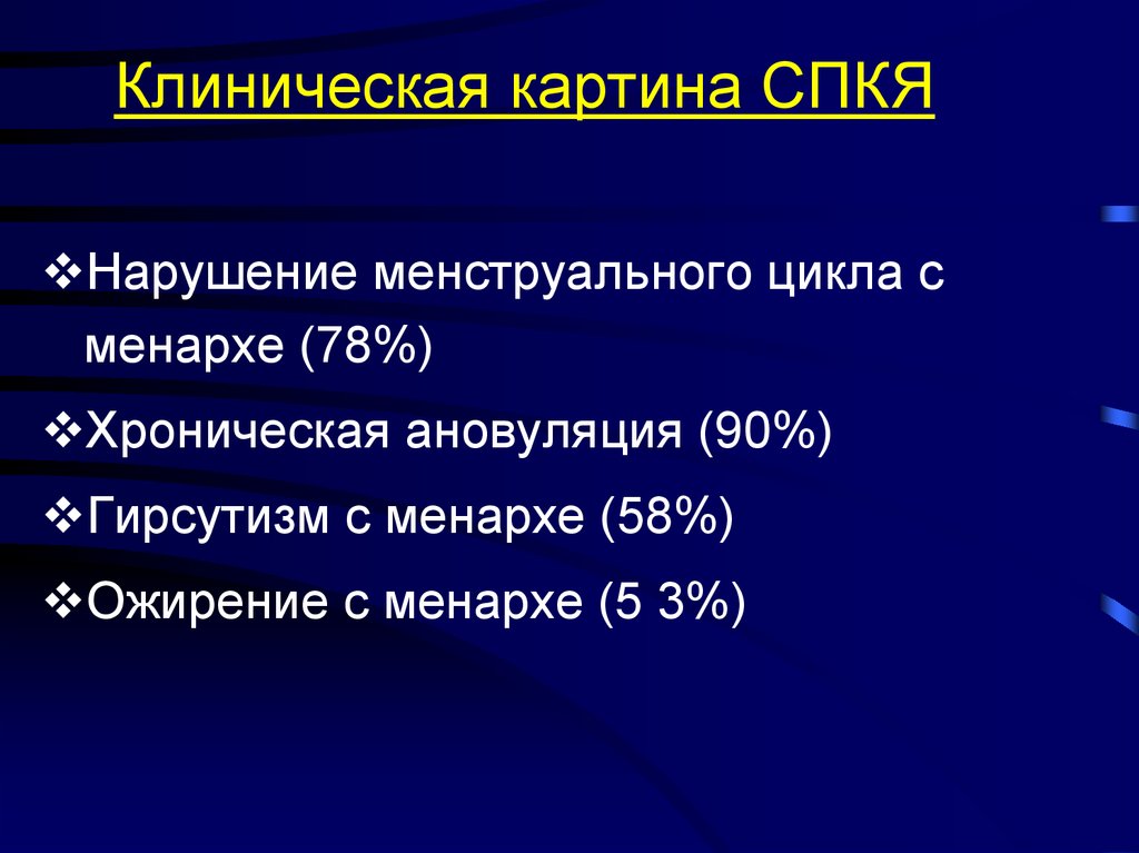 Синдром поликистозных яичников