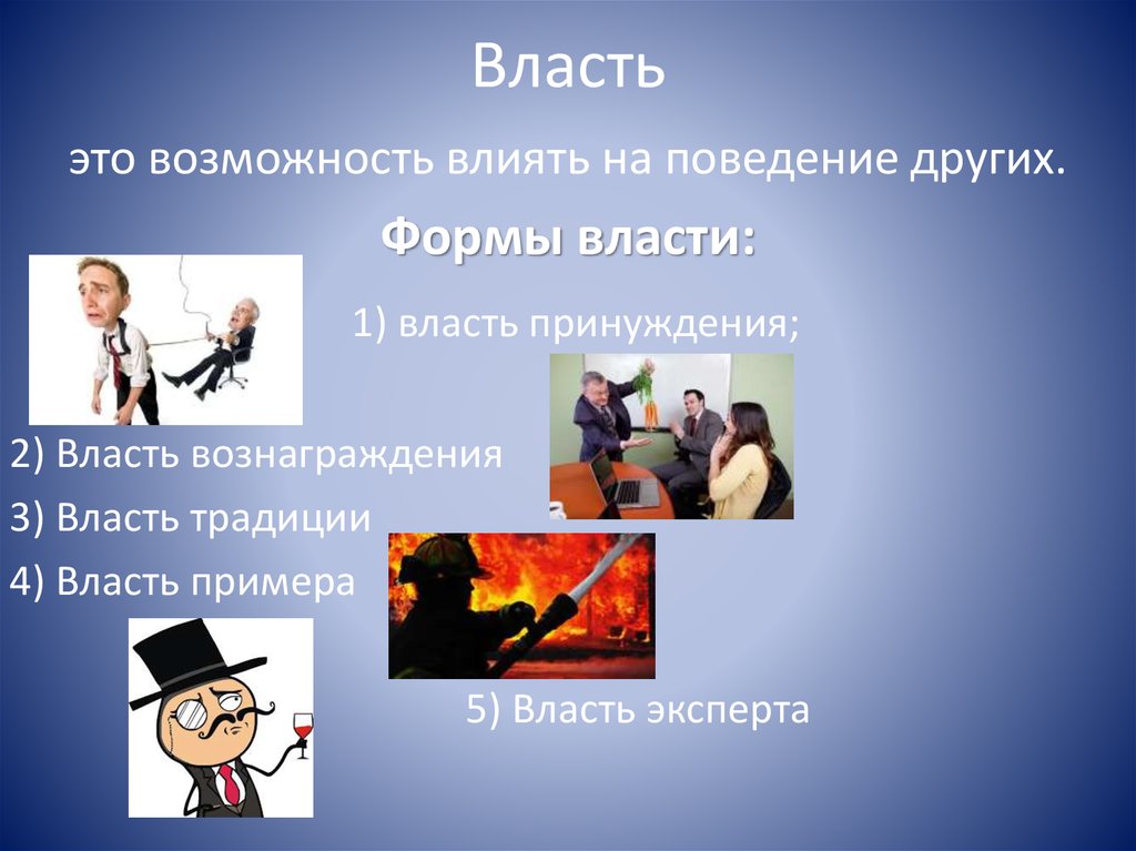 Возможность влиять. Власть принуждения пример. Власть вознаграждения власть принуждения. Принудительная власть примеры. Возможность влиять на поведение других это.