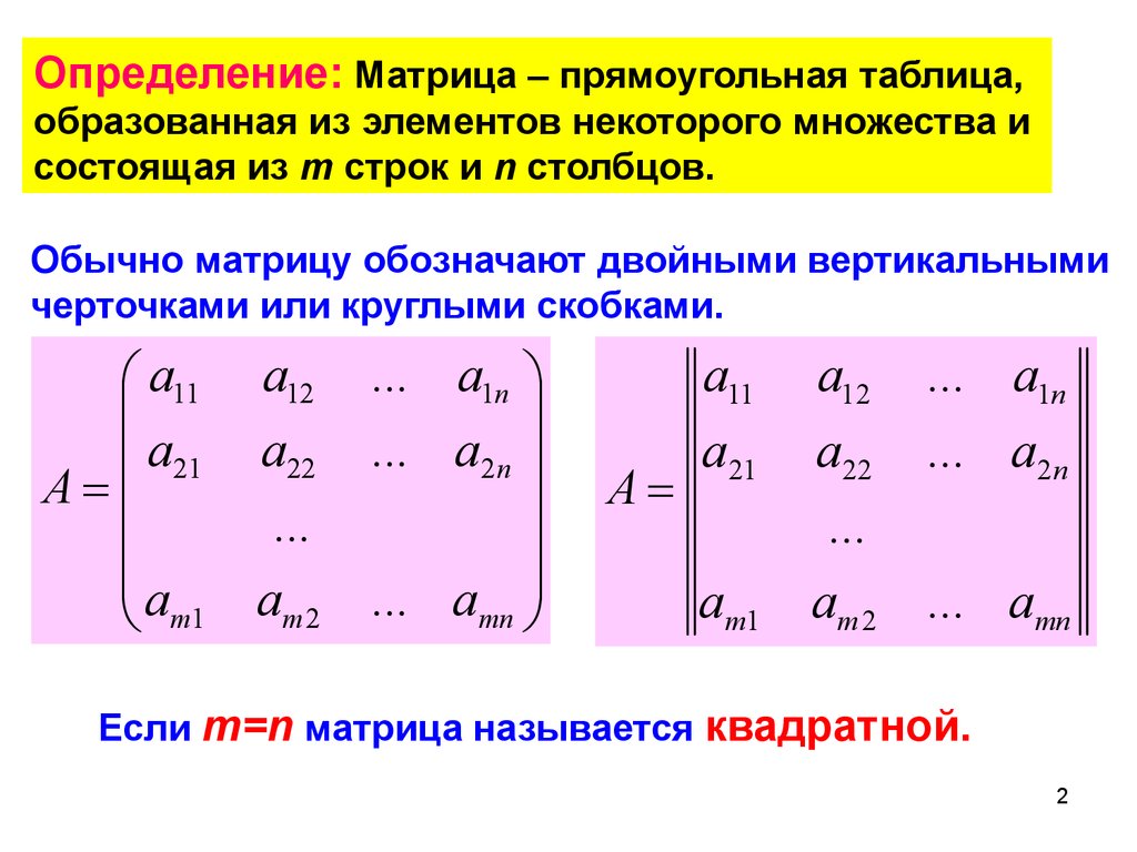 Что называется матрицей. Элементарные преобразования. Эквивалентные матрицы. Матрицы действия с матрицами. Определитель матрицы 2х2. Определитель матрицы 2 на 2.