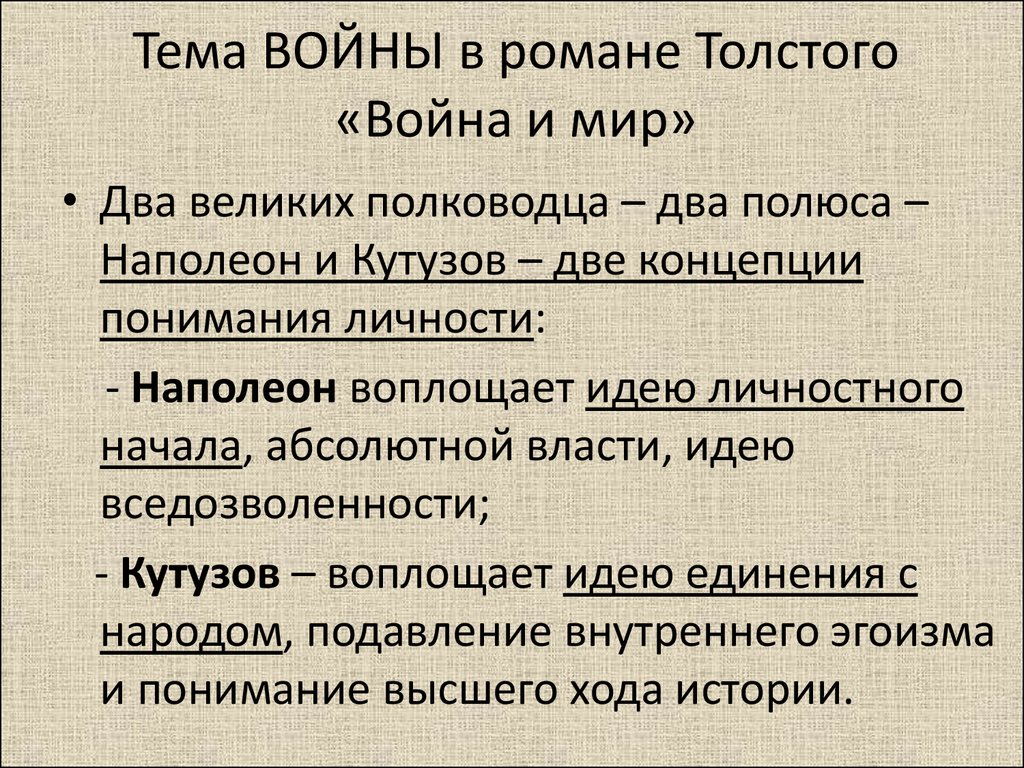 Презентация война и мир главные герои