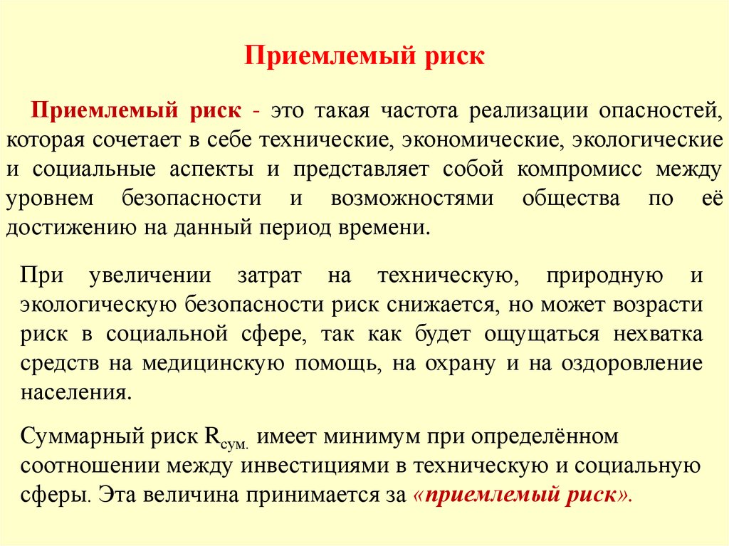 Значимые опасности. Социальный приемлемый риск это. Приемлемый риск это в БЖД. Приемлемый риск. Примеры допустимых рисков.