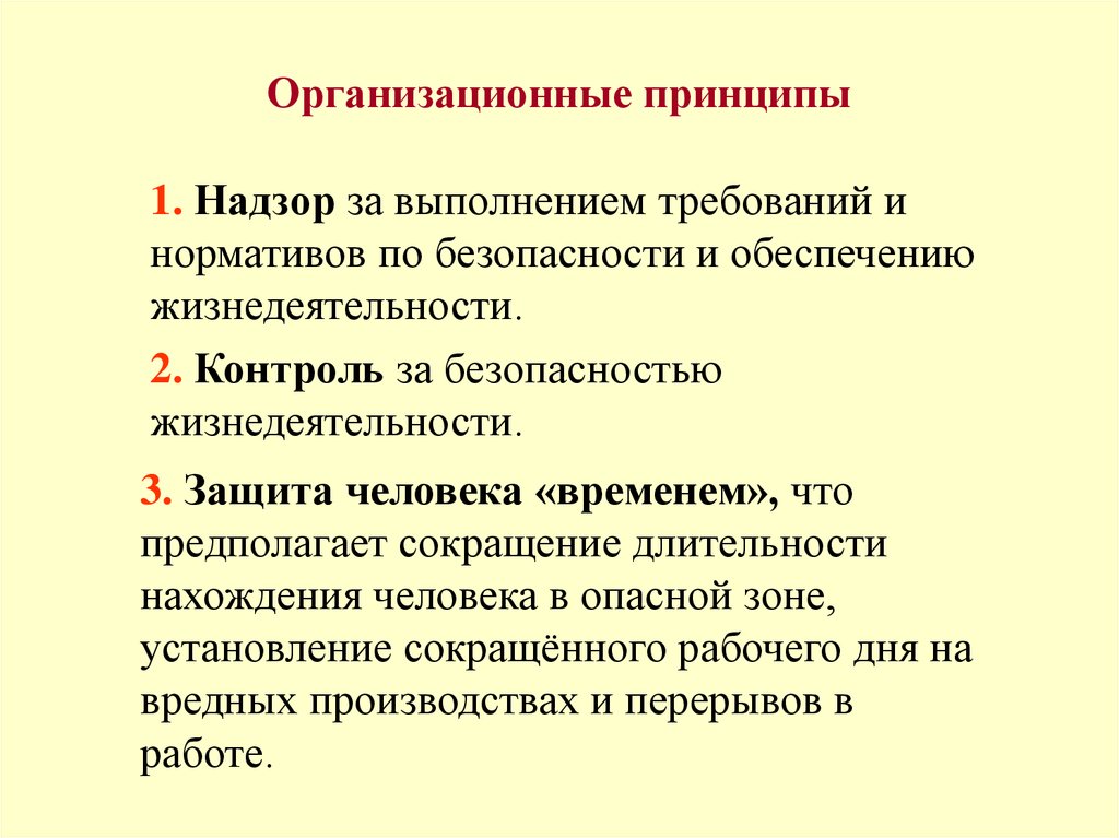 Надзор и контроль безопасности. Организационные принципы БЖД. Принципы обеспечения безопасности жизнедеятельности человека.. Организационные принципы обеспечения безопасности. Надзор за выполнением требований и нормативов.