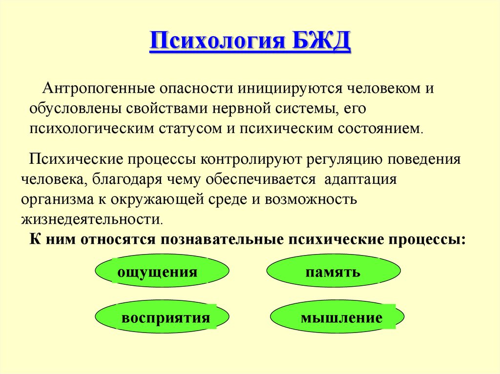 Особые факторы. Психологические опасности БЖД. Психологические аспекты безопасности БЖД. Психологические основы безопасности жизнедеятельности. Психологические основы БЖД.