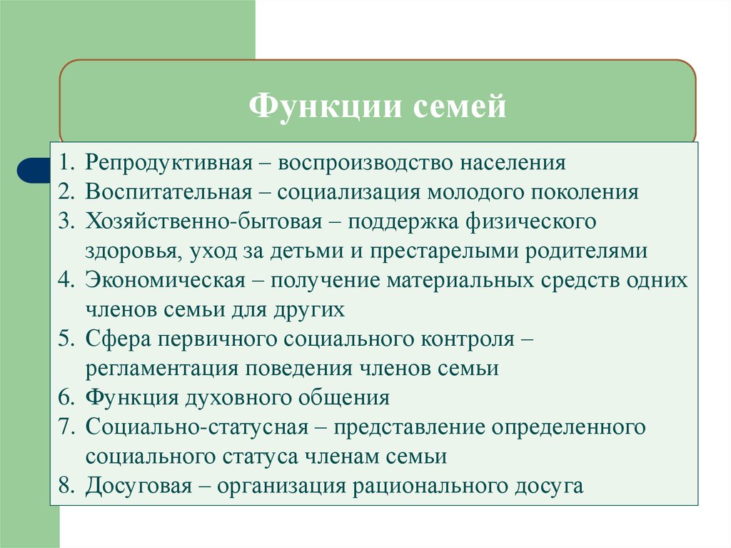 Контрольная функция семьи. Функции семьи репродуктивная воспитательная. Функции семьи репродуктивная ребенок. Функции социализирующие воспитательные.