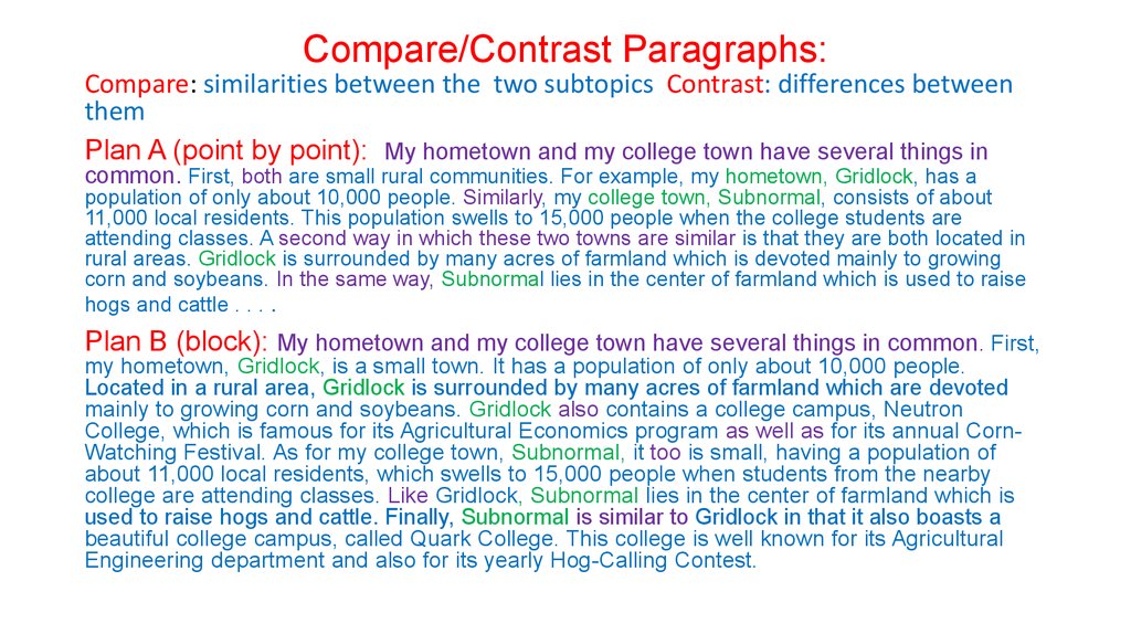 comparative essay intro paragraph