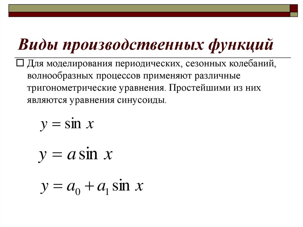 Современные типы производственных функций. Виды производственных функций. Производственная функция. Виды производственных функций.. Уравнение производственной функции. Линейная производственная функция.