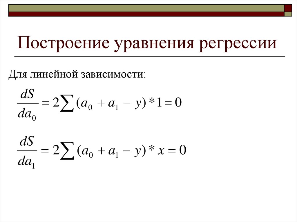 Построить уравнение. Методы построения уравнения множественной регрессии. Метода построения уравнения множественной регрессии. Построение линейного уравнения регрессии. Построить уравнение линейной регрессии.