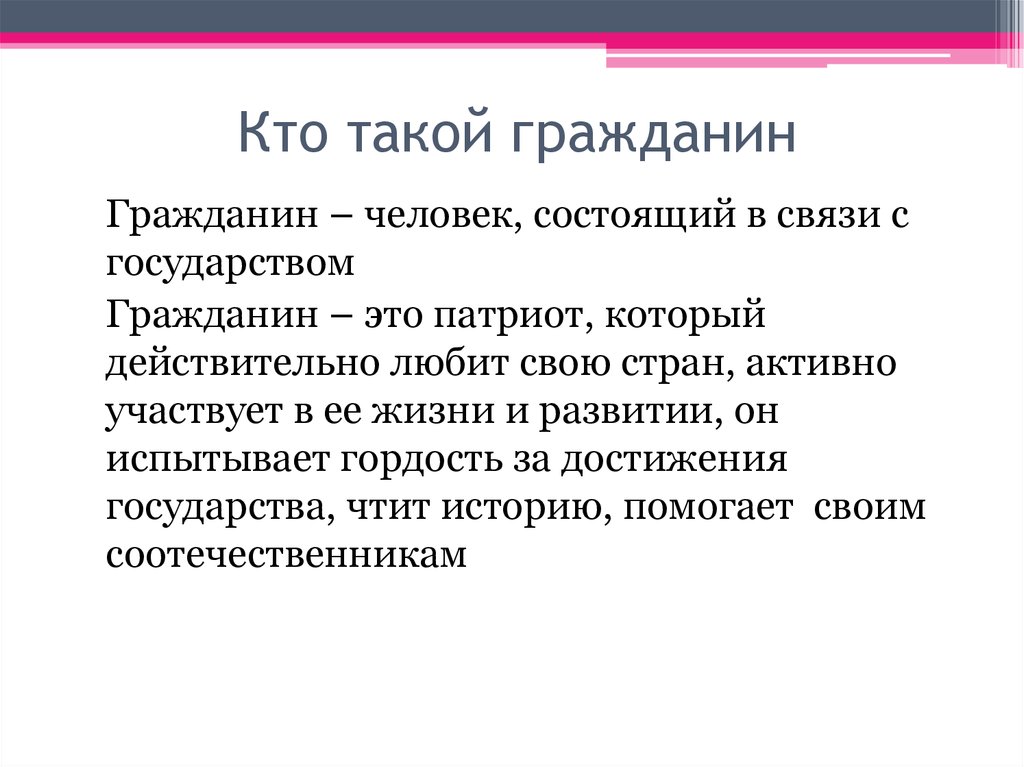 Гражданин рф 5 класс презентация