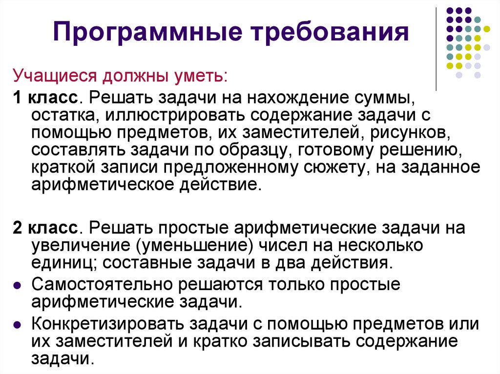 Программные требования. Программные требования две м или одна. Прямые требования для воспитанника пример.