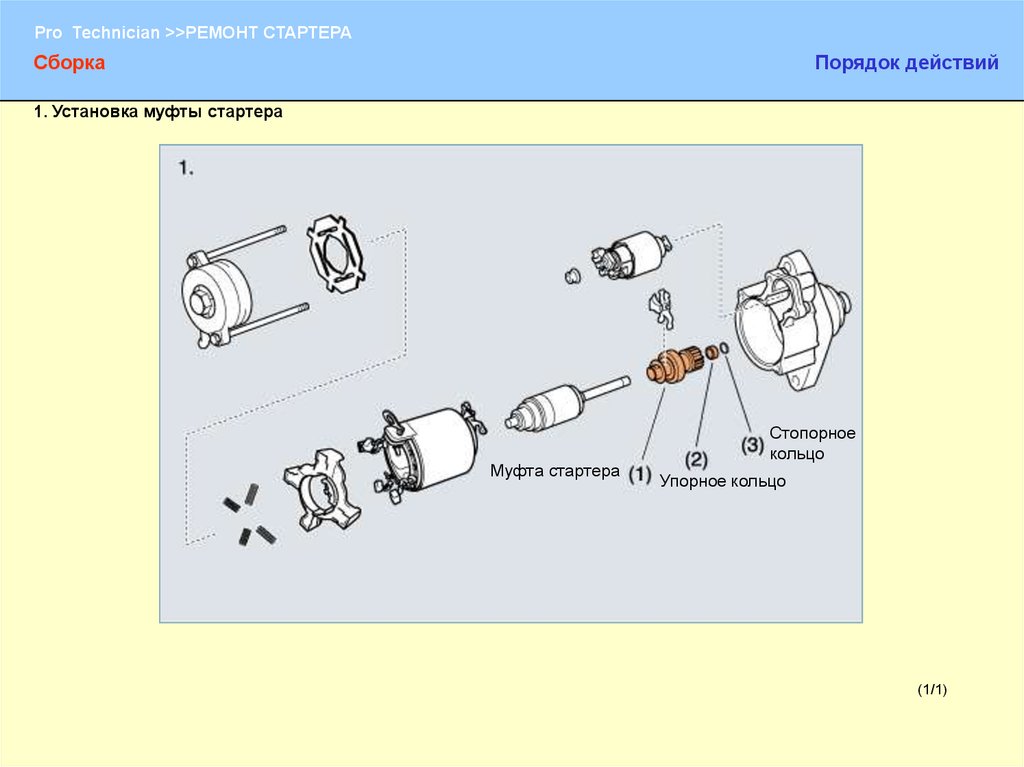 Разборка карт. Упорное и стопорное кольцо на стартере. Упорное кольцо стартера. Порядок сборки стартера. Порядок разборки стартера.