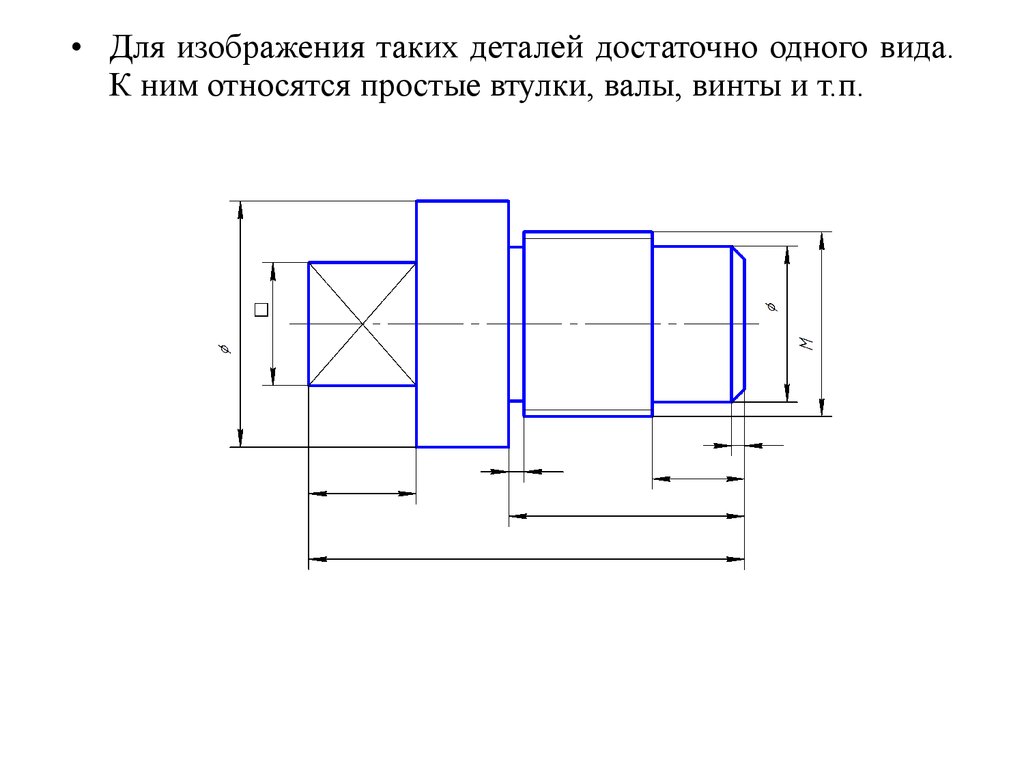 Чертежи деталей лекция