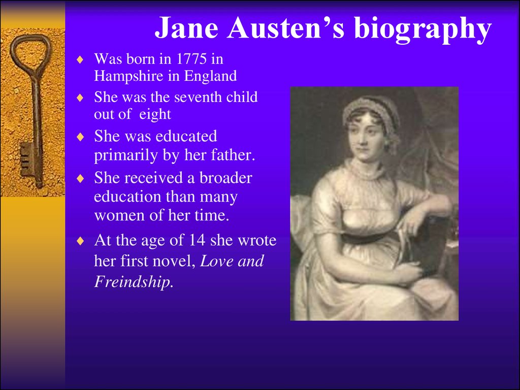 She was born in may. Jane Austen Biography in short. Джейн Остин писательница. Джейн Остин презентация. Jane OSTIN Biography in English.