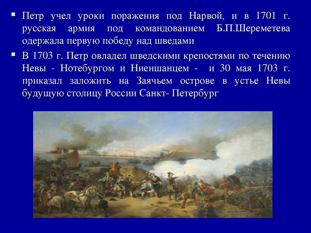 Поражение русских войск под нарвой дата