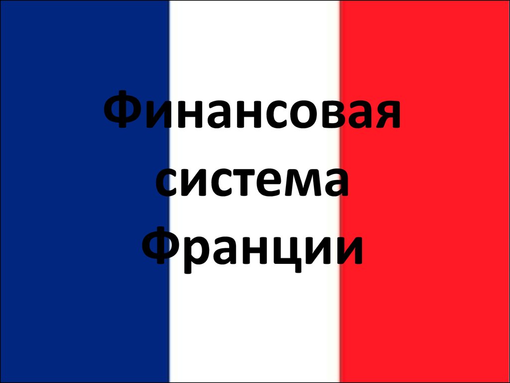 Курсовая работа по теме История развития финансовой системы во Франции