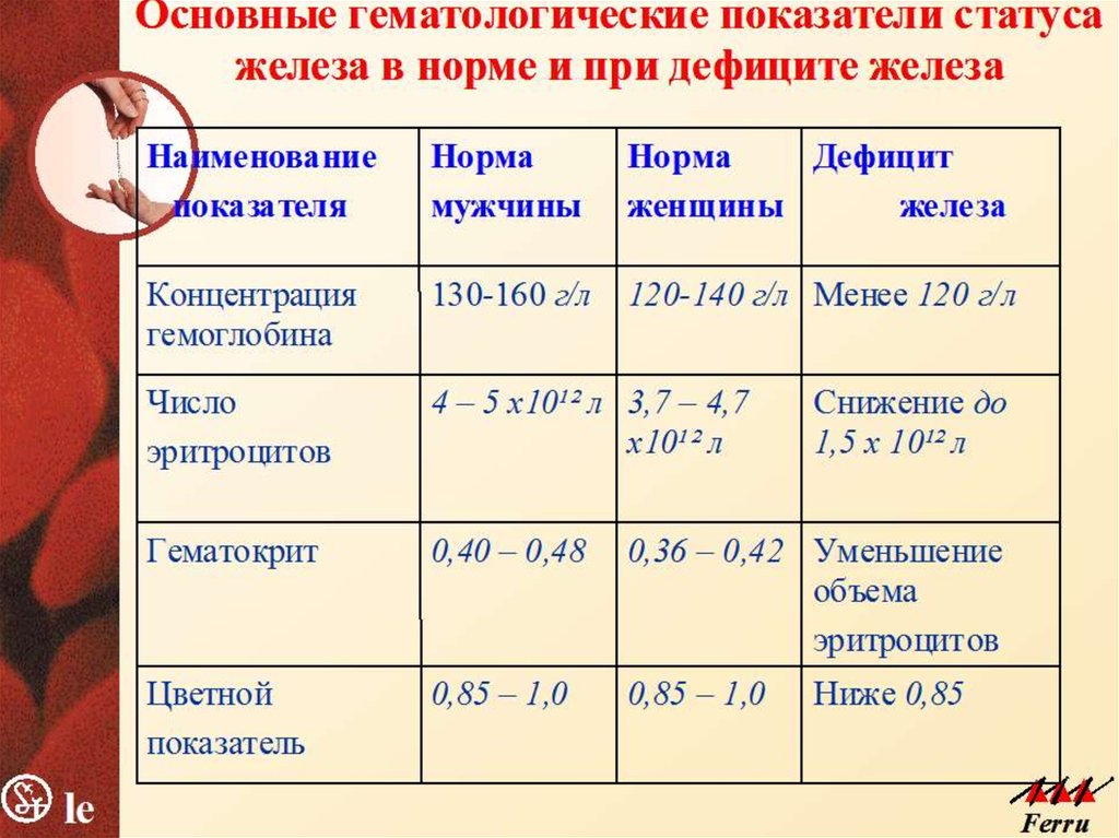 Показатели статуса. Лабораторные показатели дефицита железа. Гематологические показатели. Основные гематологические показатели. Гематологические показатели норма.