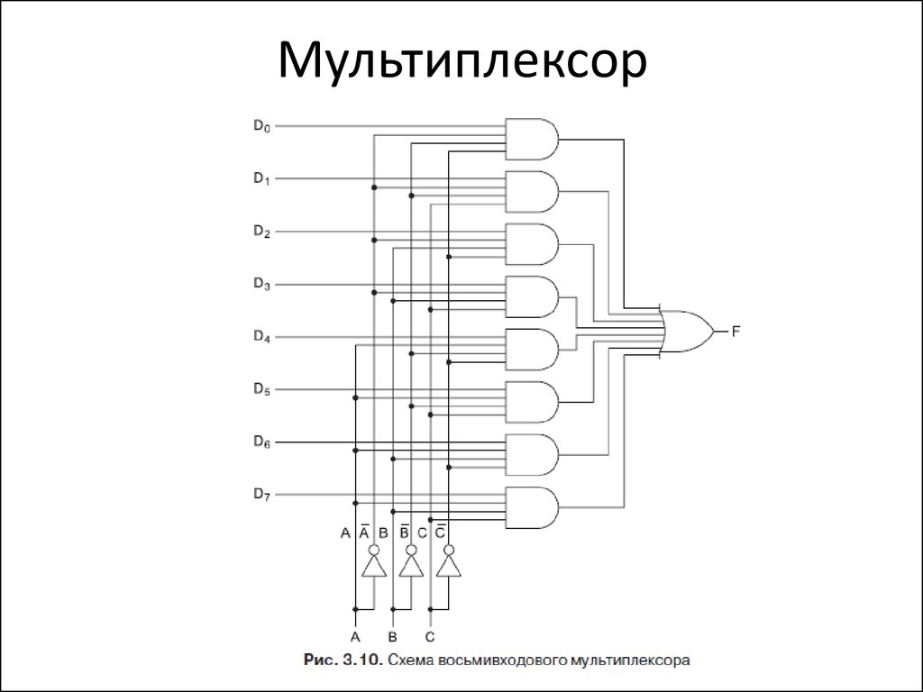 Мультиплексор на схеме