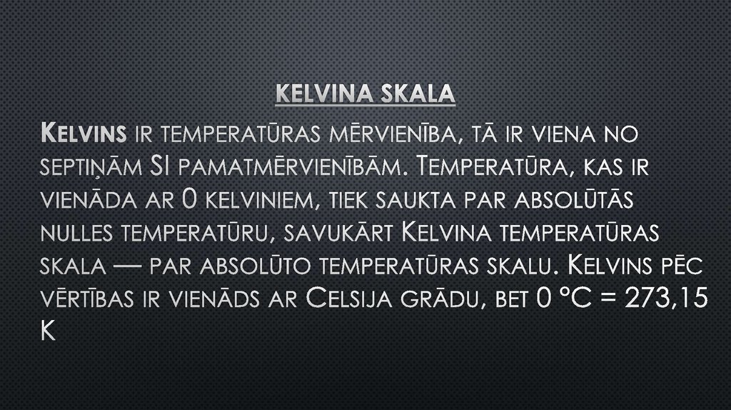 Kelvina skala