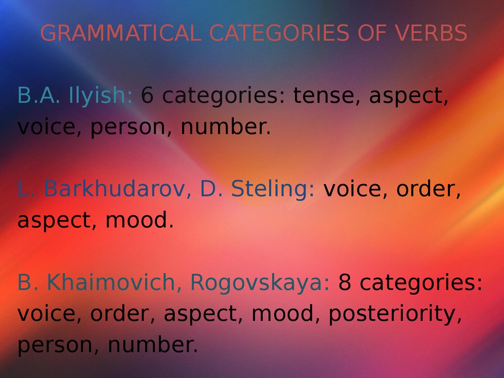 lecture-4-the-verb-the-characteristic-features-of-a-verb-as-a-part-of-speech-the-types-of