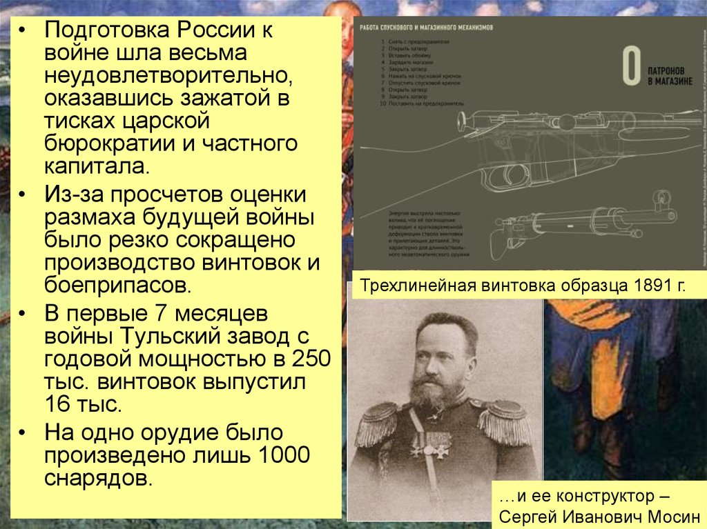 Подготовка россии к первой мировой войне цели и планы российского правительства