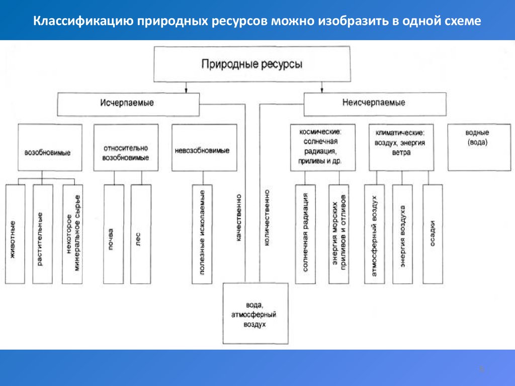 Схема природных ресурсов география 8 класс