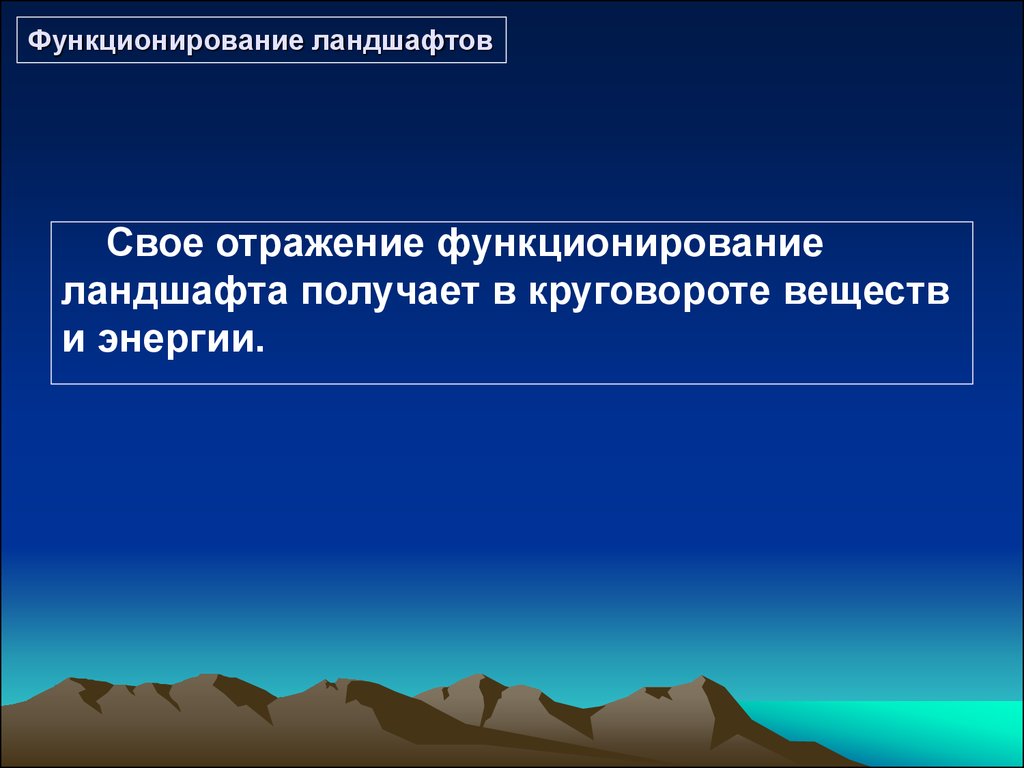 Функционировать определение. Функционирование ландшафта. Динамика функционирования ландшафта. Ландшафт это определение. Функционирование ландшафта определение.