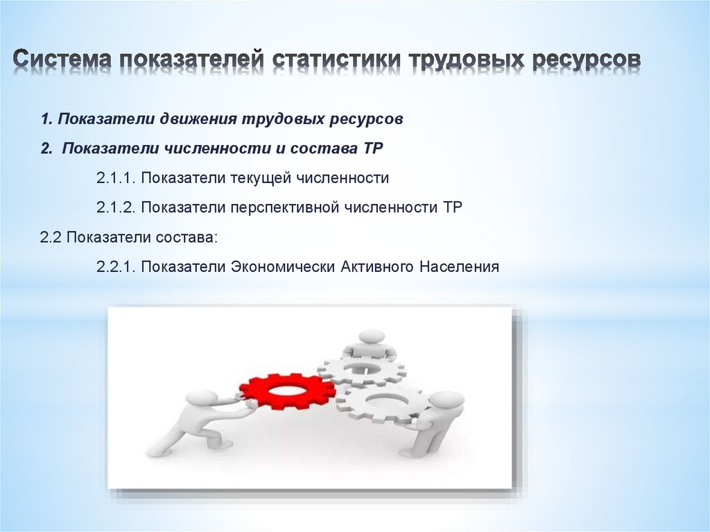 Презентация на тему статистика труда