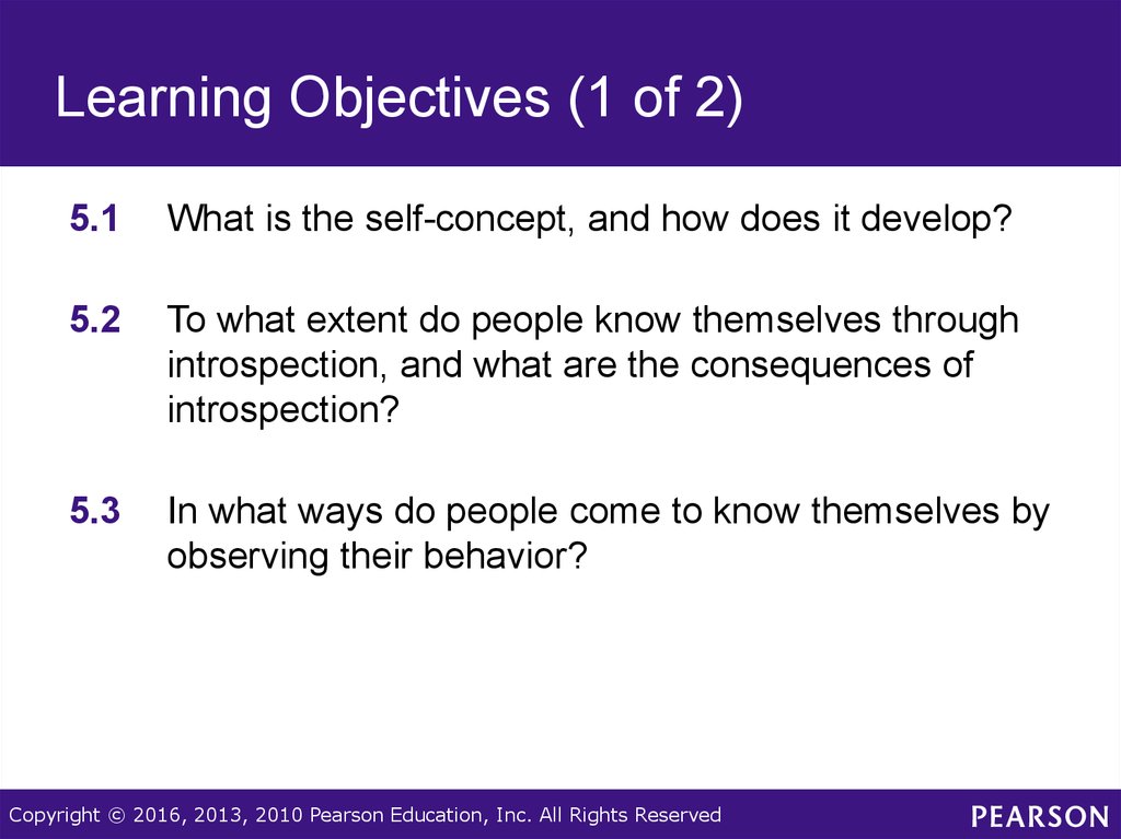 Learning Objectives (1 of 2)