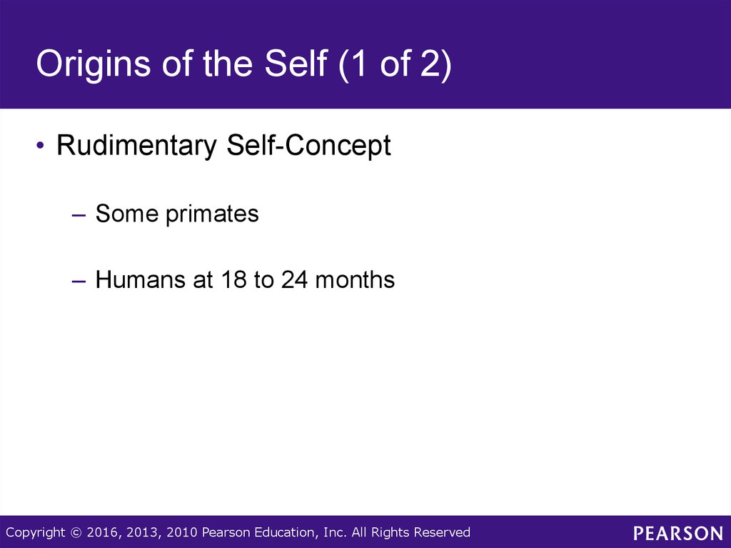 Origins of the Self (1 of 2)