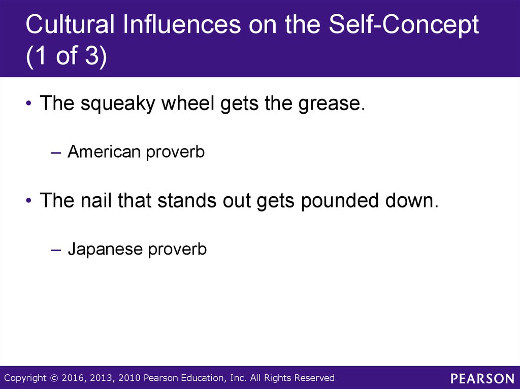 Cultural Influences on the Self-Concept (1 of 3)