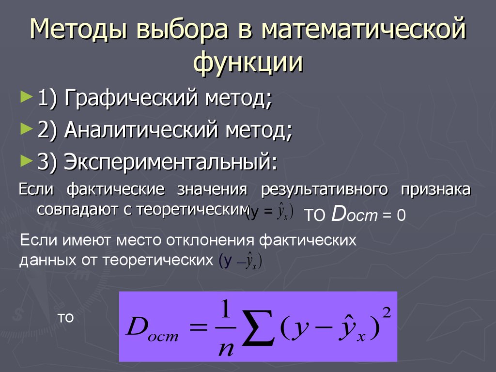 Математические методы функционирования. Методы подбора математика. Метод выбора в математике - это. Метод подбора в математике. Охарактеризуйте возможные способы выбора в математике.