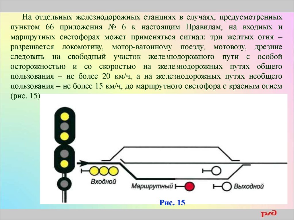 Какие светофоры применяются на железнодорожном транспорте. Сигнал три жёлтых на входном светофоре. Три желтых огня на входном светофоре. Сигналы маршрутного светофора ЖД. Светофоры РЖД три желтых сигнала.